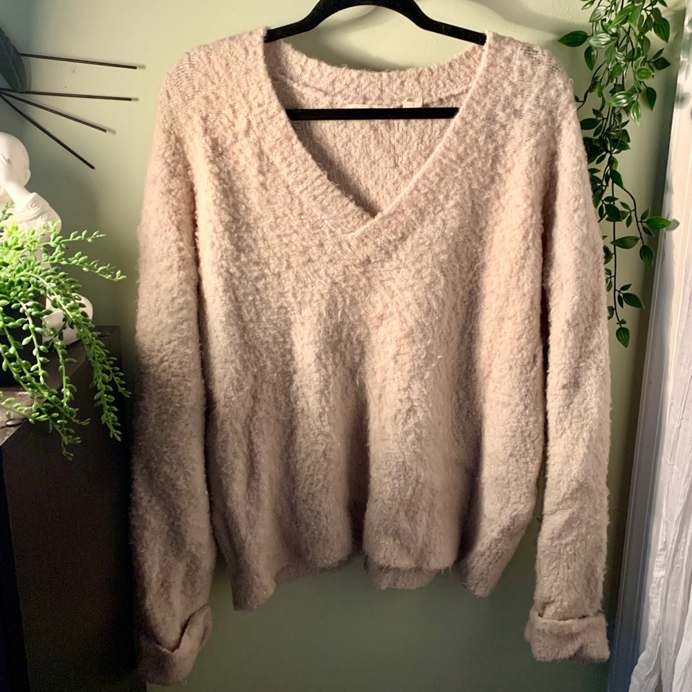 Anthropology sleeping on snow sweater